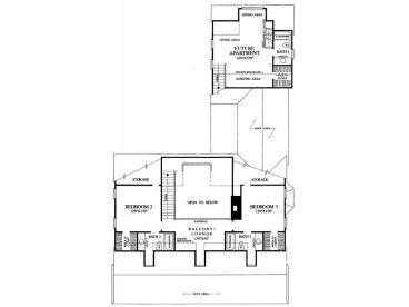 2nd Floor Plan, 063H-0058