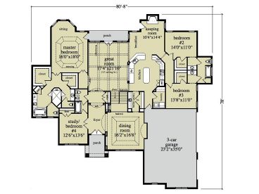 Floor Plan, 053H-0052