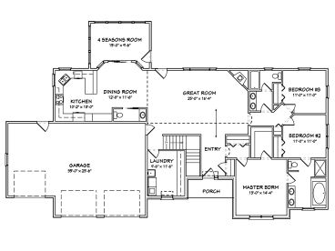Floor Plan, 048H-0038