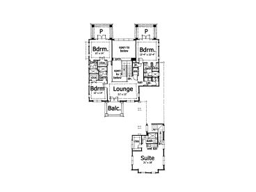 2nd Floor Plan, 052H-0027