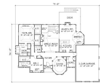 Floor Plan, 055H-0017