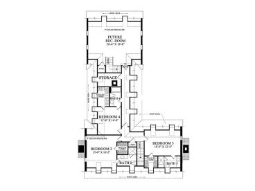 2nd Floor Plan, 063H-0180