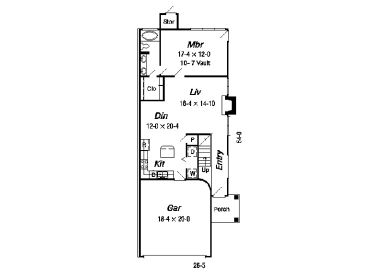 1st Floor Plan, 061H-0041