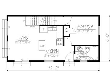 1st Floor Plan, 068H-0047