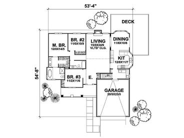 Floor Plan, 016H-0031