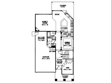 1st Floor Plan, 024H-0003