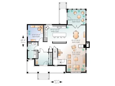 1st Floor Plan, 027H-0216