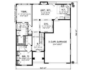 Floor Plan, 020H-0188