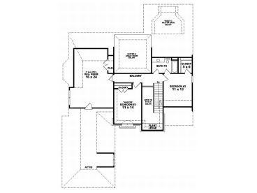 2nd Floor Plan, 006H-0102