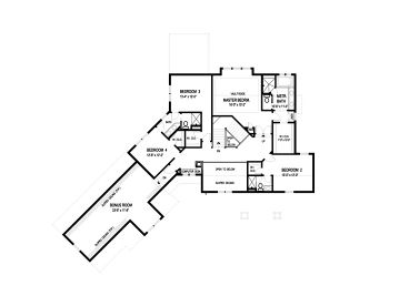 2nd Floor Plan, 007H-0120