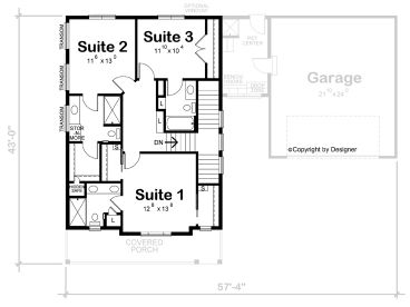 2nd Floor Plan, 031H-0515