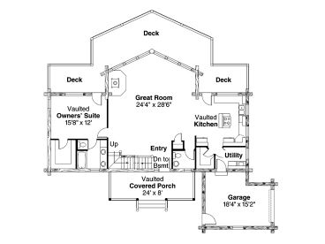 1st Floor Plan, 051L-0009