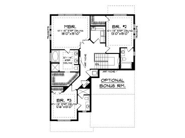 2nd Floor Plan, 020H-0192