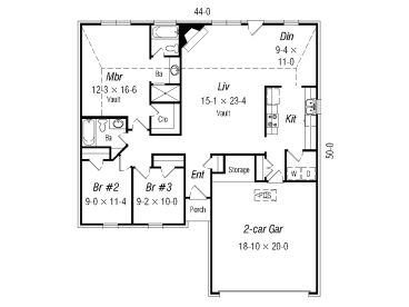 Floor Plan, 061H-0028