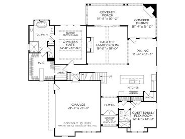 1st Floor Plan, 086H-0129