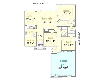 Floor Plan, 061H-0032