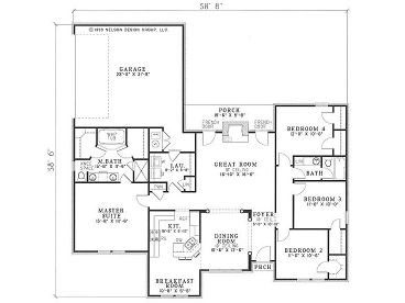 Floor Plan, 025H-0072