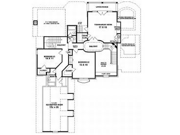 2nd Floor Plan, 006H-0117