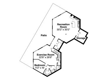 2nd Floor Plan, 051H-0041