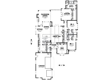 Floor Plan, 034H-0032