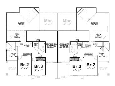2nd Floor Plan, 031M-0068