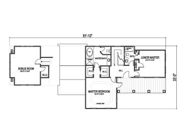 2nd Floor Plan, 058H-0016