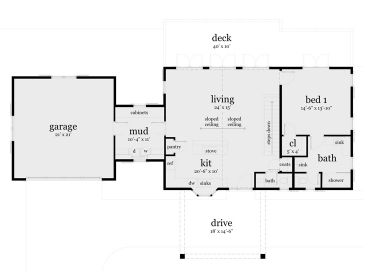 Floor Plan, 052H-0042