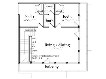 2nd Floor Plan, 052G-0005