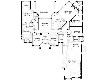 1st Floor Plan, 043H-0194