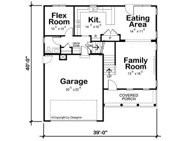 1st Floor Plan, 031H-0535