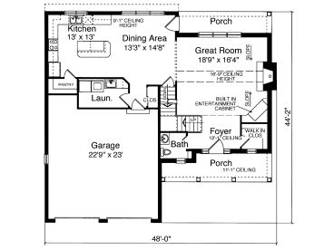 1st Floor Plan, 046H-0039