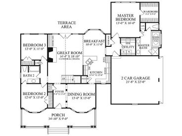 Floor Plan, 063H-0206