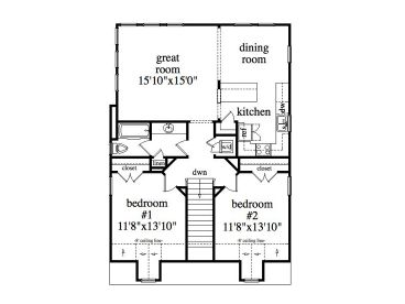 2nd Floor Plan, 053G-0004