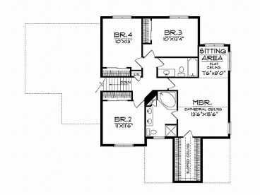 2nd Floor Plan, 020H-0014