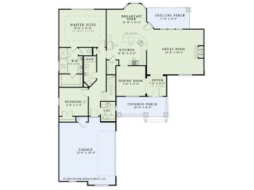 1st Floor Plan, 025H-0251