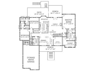 1st Floor Plan, 067H-0051