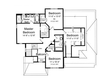 2nd Floor Plan, 046H-0053