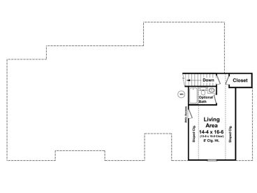 2nd Floor Plan, 001H-0088
