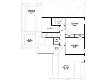 2nd Floor Plan, 006H-0172