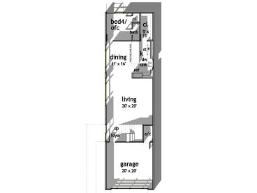 1st Floor Plan, 052H-0034