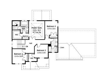 2nd Floor Plan, 023H-0115