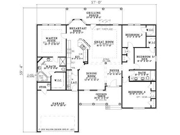 Floor Plan, 025H-0107