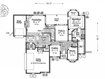 1st Floor Plan, 002H-0086