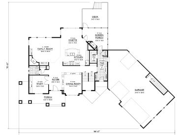 1st Floor Plan, 023H-0084