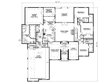 1st Floor Plan, 025H-0147