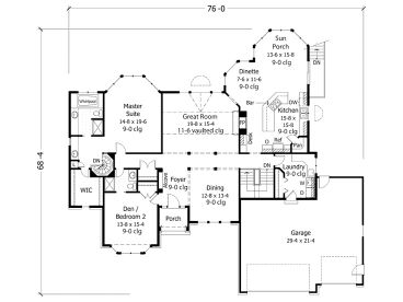 Floor Plan, 023H-0066