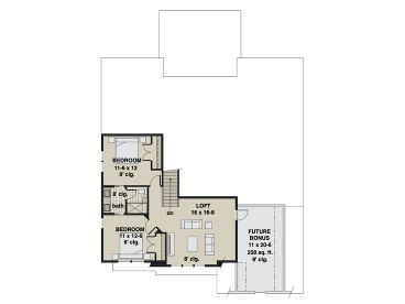 2nd Floor Plan, 023H-0225