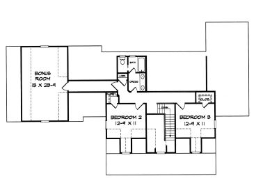 2nd Floor Plan, 019H-0008