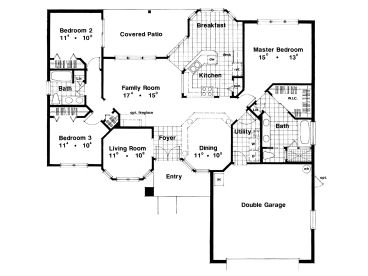Floor Plan, 043H-0050