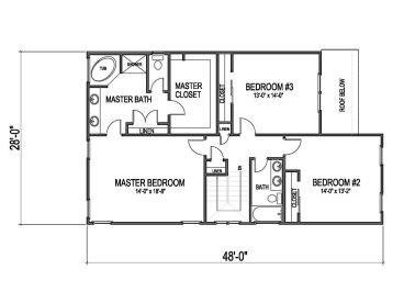 2nd Floor Plan, 058H-0005